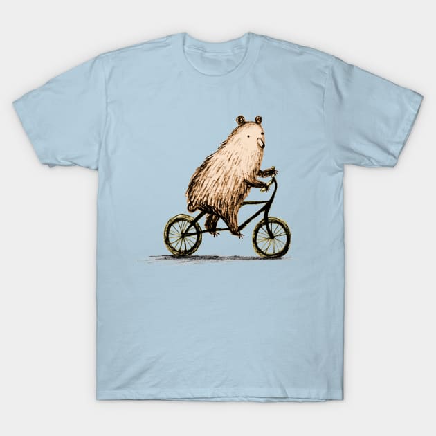 Cycling Bear T-Shirt by Sophie Corrigan